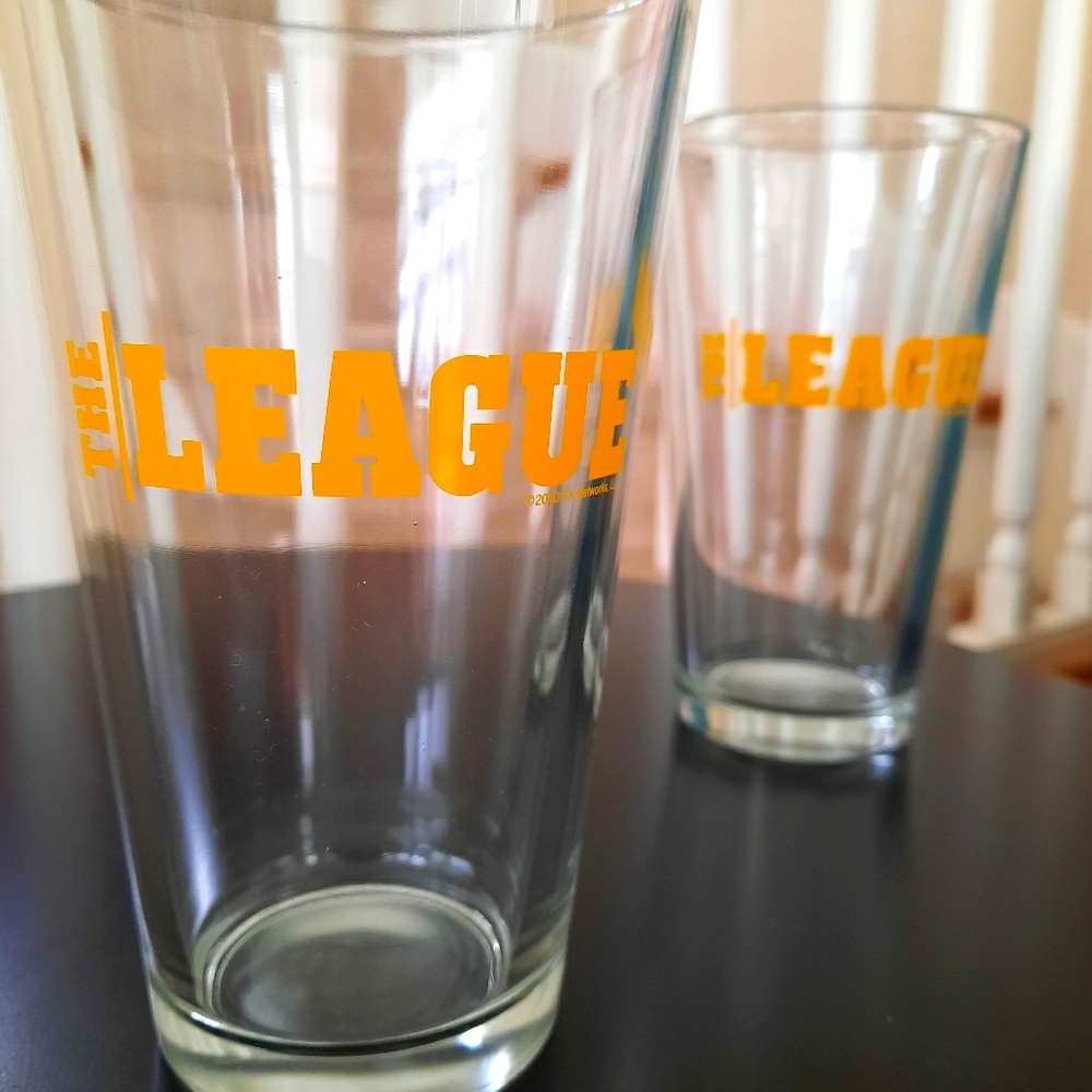 The League FX pint glasses